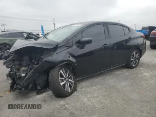 2021 Nissan Versa SV with VIN 3N1CN8EV8ML839696, listed as a Copart auction lot 59946815 with 69,324 mi miles and Salvage title. Bid and sale history available at DreamBid. Image 1.
