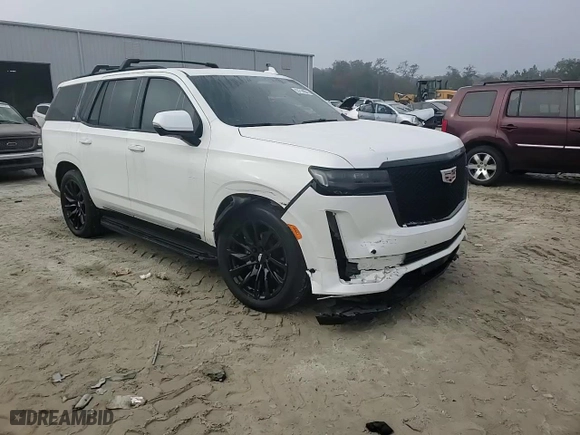 2022 Cadillac Escalade Sport Platinum with VIN 1GYS4GKL5NR186998, listed as a Copart auction lot 85714654 with 47,577 mi miles and Salvage Title. Bid and sale history available at carsss.com. Image 12.