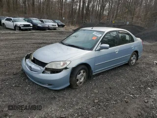2004 Honda Civic with VIN JHMES966X4S006896, listed as a Copart auction lot 49966565 with 0 mi miles and Salvage Title. Bid and sale history available at carsss.com. Image 1.