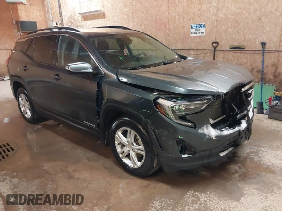 2019 GMC Terrain SLE with VIN 3GKALMEV4KL359787, listed as a IAAI auction lot 41320138 with 106,234 mi miles and . Bid and sale history available at DreamBid. Image 1.