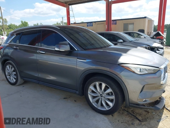 2019 Infiniti QX50 Essential with VIN 3PCAJ5M14KF107297, listed as a IAAI auction lot 42279368 with 93,168 mi miles and . Bid and sale history available at DreamBid. Image 13.