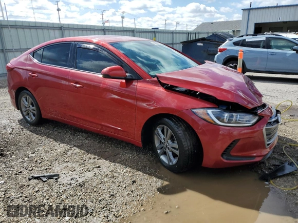 2017 Hyundai Elantra SE with VIN 5NPD84LFXHH198246, listed as a Copart auction lot 49688485 with 60,399 mi miles and Salvage Title. Bid and sale history available at DreamBid. Image 4.