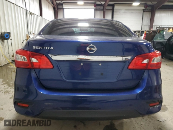 2017 Nissan Sentra S with VIN 3N1AB7AP3HY354215, listed as a Copart auction lot 52554435 with 88,844 mi miles and Salvage Title. Bid and sale history available at carsss.com. Image 6.