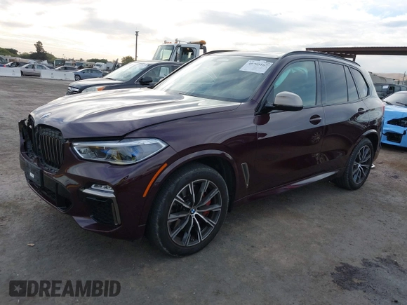 2021 BMW X5 M50i with VIN 5UXJU4C04M9G03418, listed as a IAAI auction lot 40705167 with 24,073 mi miles and . Bid and sale history available at DreamBid. Image 18.