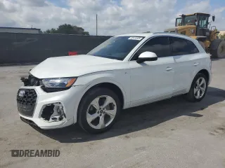 2022 Audi Q5 S line Premium Plus with VIN WA1EAAFY6N2032429, listed as a Copart auction lot 52413335 with 55,783 mi miles and Non repairable. Bid and sale history available at DreamBid. Image 1.