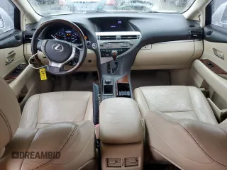 2013 Lexus RX 350 with VIN JTJZK1BA2D2008332, listed as a Copart auction lot 48825575 with 117,321 mi miles and Salvage Title. Bid and sale history available at DreamBid. Image 8.