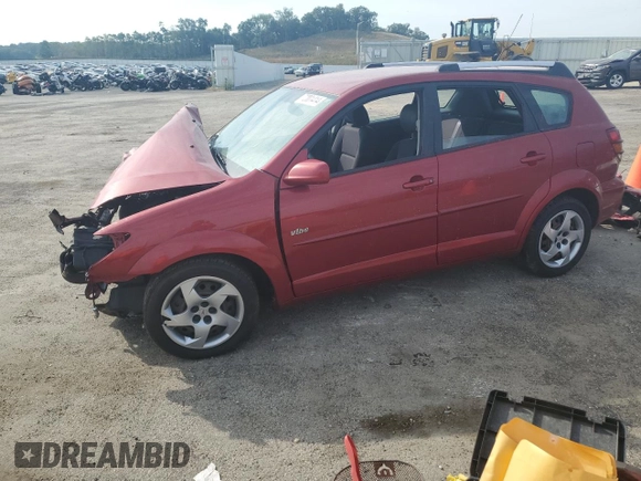 2005 Pontiac Vibe with VIN 5Y2SL63855Z413166, listed as a Copart auction lot 72001414 with 0 mi miles and Non Repairable. Bid and sale history available at carsss.com. Image 1.