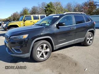 2019 Jeep Cherokee Limited with VIN 1C4PJMDX8KD156440, listed as a Copart auction lot 75492574 with 95,340 mi miles and Clean Title. Bid and sale history available at carsss.com. Image 1.