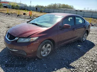 2014 Honda Civic LX z VIN 19XFB2F59EE050848, wystawiony jako Copart lot #50196785 z przebiegiem 114 216 mil mil oraz Szkoda całkowita • Salvage title. Historia ofert i sprzedaży dostępna na DreamBid. Obrazek 1.
