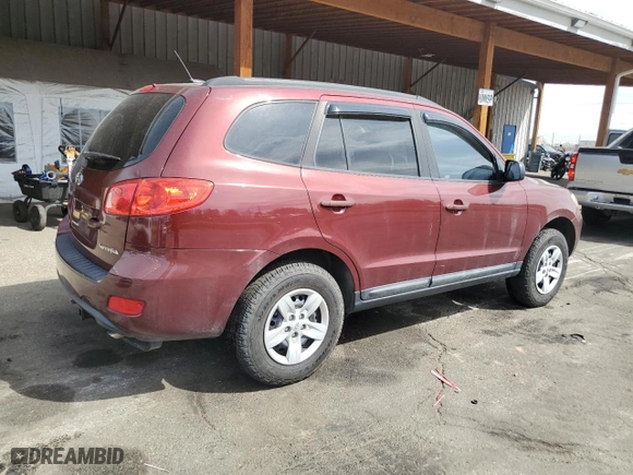 2009 Hyundai Santa Fe GLS with VIN 5NMSG13D99H332976, listed as a Copart auction lot 51178375 with 76,531 mi miles and Salvage Title. Bid and sale history available at carsss.com. Image 3.