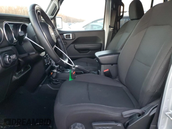 2022 Jeep Wrangler Unlimited Willys Sport with VIN 1C4HJXDM8NW224563, listed as a Copart auction lot 87717815 with 25,872 mi miles and Salvage Title. Bid and sale history available at DreamBid. Image 7.