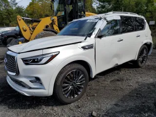 2024 Infiniti QX80 SENSORY with VIN JN8AZ2BC4R9501435, listed as a Copart auction lot 73679564 with 2,471 mi miles and Salvage Title. Bid and sale history available at carsss.com. Image 1.