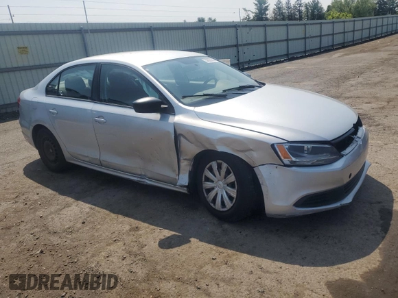 2012 Volkswagen Jetta S with VIN 3VW2K7AJ4CM318205, listed as a Copart auction lot 59663685 with 106,722 mi miles and Salvage title. Bid and sale history available at DreamBid. Image 4.