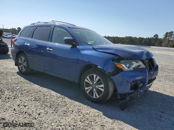 2017 Nissan Pathfinder SV with VIN 5N1DR2MN3HC640041, listed as a Copart auction lot 50608485 with 45,919 mi miles and Salvage Title. Bid and sale history available at carsss.com. Image 4.