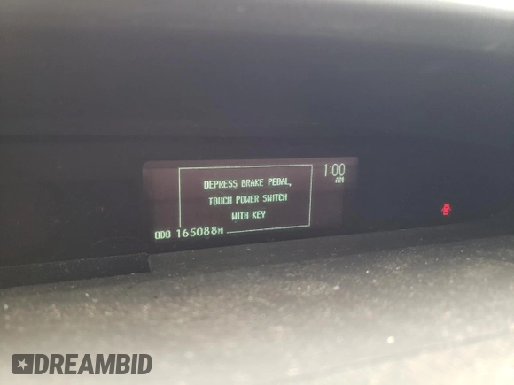 2011 Toyota Prius I with VIN JTDKN3DU5B0306171, listed as a Copart auction lot 55897395 with 165,088 mi miles and Clean Title. Bid and sale history available at DreamBid. Image 9.
