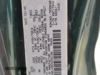 1999 Toyota Tacoma z VIN 4TANL42N3XZ501186, wystawiony jako Copart lot #50843715 z przebiegiem 323 347 mil mil oraz Nie do naprawy • Non repairable. Historia ofert i sprzedaży dostępna na DreamBid. Obrazek 12.