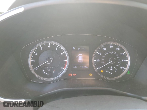2020 Hyundai Santa Fe SE with VIN 5NMS2CAD5LH164984, listed as a Copart auction lot 58176345 with 110,226 mi miles and Clean title. Bid and sale history available at DreamBid. Image 9.