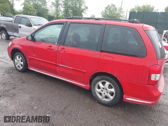 2000 Mazda MPV DX with VIN JM3LW28G1Y0125407, listed as a IAAI auction lot 42386995 with Not provided miles and . Bid and sale history available at DreamBid. Image 3.