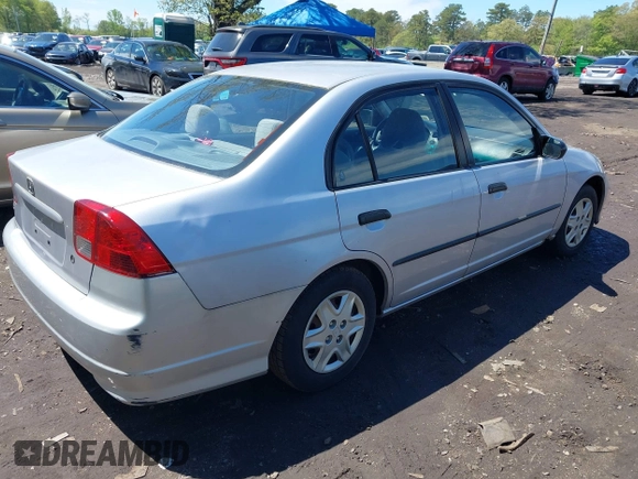 2004 Honda Civic VP with VIN 1HGES16354L002422, listed as a IAAI auction lot 42207198 with 207,564 mi miles and . Bid and sale history available at DreamBid. Image 4.