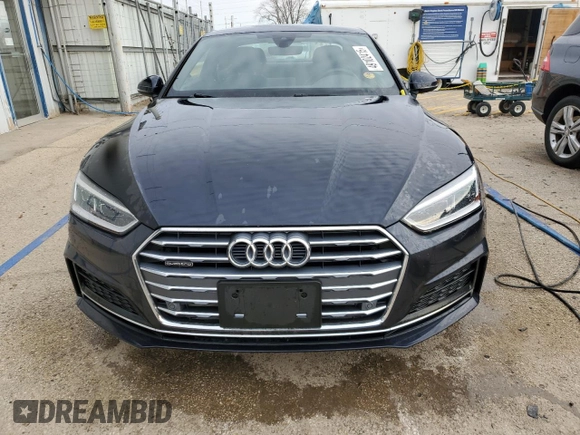 2018 Audi A5 Premium Plus with VIN WAUTNAF51JA091151, listed as a Copart auction lot 49102415 with 50,032 mi miles and Salvage Title. Bid and sale history available at DreamBid. Image 5.