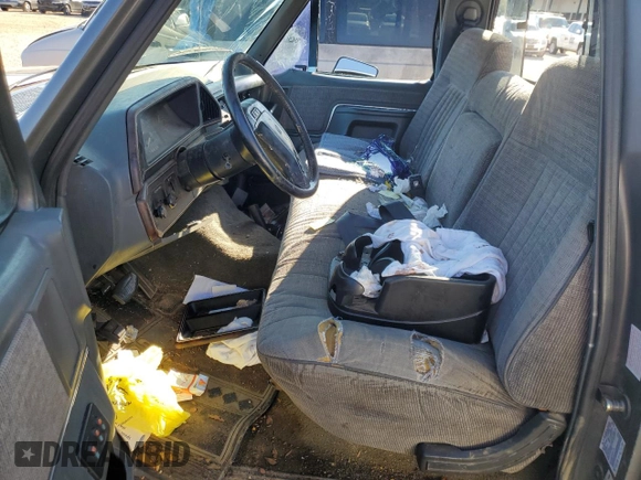 1990 Ford F-150 "S" with VIN 1FTDF15Y8LNA66730, listed as a Copart auction lot 72320024 with 41,844 mi miles and Salvage Title. Bid and sale history available at carsss.com. Image 7.