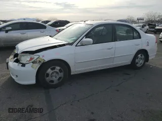 2005 Honda Civic with VIN JHMES96625S012449, listed as a Copart auction lot 51875435 with 166,452 mi miles and Salvage Title. Bid and sale history available at DreamBid. Image 1.