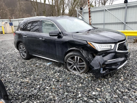 2017 Acura MDX Advance with VIN 5FRYD4H87HB029533, listed as a Copart auction lot 51931625 with 102,962 mi miles and Salvage title. Bid and sale history available at DreamBid. Image 4.