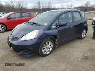 2010 Honda Fit Sport with VIN JHMGE8H42AC013515, listed as a Copart auction lot 53142415 with 122,764 mi miles and Clean Title. Bid and sale history available at carsss.com. Image 1.