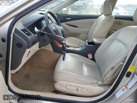 2012 Lexus ES with VIN JTHBK1EG5C2510172, listed as a Copart auction lot 50658755 with 122,427 mi miles and Non Repairable. Bid and sale history available at carsss.com. Image 7.