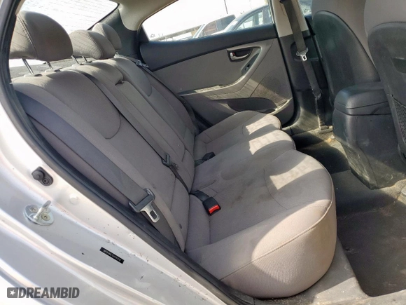 2016 Hyundai Elantra GL with VIN 5NPDH4AE7GH741478, listed as a Copart auction lot 45610985 with 177,715 mi miles and Salvage Title. Bid and sale history available at carsss.com. Image 10.
