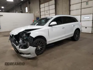 2014 Audi Q7 Premium Plus z VIN WA1LMAFE5ED010771, wystawiony jako Copart lot #55587105 z przebiegiem 182 209 mil mil oraz Szkoda całkowita • Salvage title. Historia ofert i sprzedaży dostępna na DreamBid. Obrazek 1.