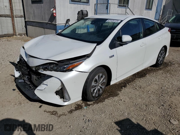 2021 Toyota Prius LE with VIN JTDKAMFPXM3193991, listed as a Copart auction lot 61435725 with 78,322 mi miles and Salvage title. Bid and sale history available at DreamBid. Image 1.