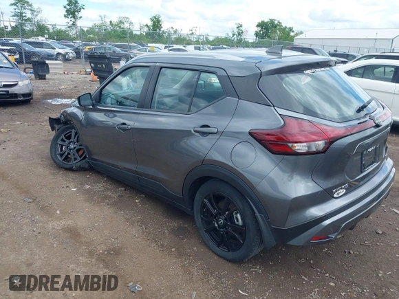 2023 Nissan Kicks SV with VIN 3N1CP5CV2PL488154, listed as a IAAI auction lot 42243416 with 36,535 mi miles and . Bid and sale history available at DreamBid. Image 3.