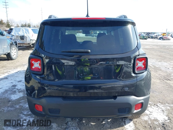 2016 Jeep Renegade Latitude with VIN ZACCJBBT8GPD00919, listed as a IAAI auction lot 41379627 with 104,791 mi miles. Bid and sale history available at carsss.com. Image 17.