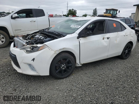 2014 Toyota Corolla L with VIN 2T1BURHE8EC059344, listed as a Copart auction lot 62562455 with Not provided miles and Salvage title. Bid and sale history available at DreamBid. Image 1.