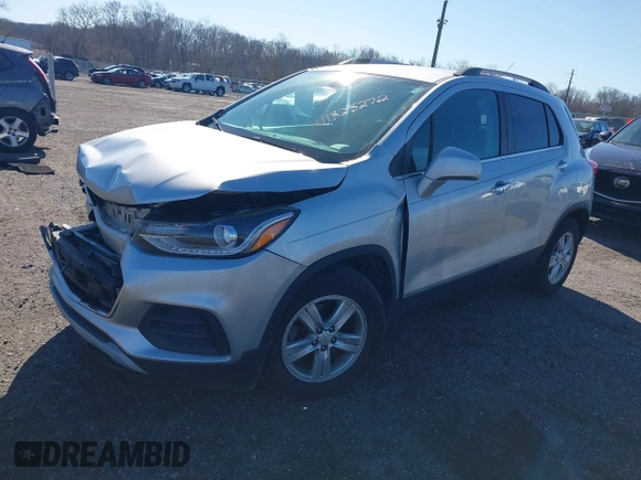 2020 Chevrolet Trax LT with VIN KL7CJLSB0LB029045, listed as a IAAI auction lot 41825272 with 59,149 mi miles and . Bid and sale history available at DreamBid. Image 2.