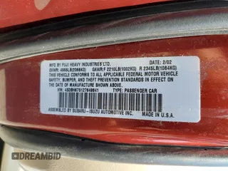 2002 Subaru Legacy Outback z VIN 4S3BH675127649841, wystawiony jako Copart lot #59639364 z przebiegiem 252 088 mil mil oraz Szkoda całkowita • Salvage title. Historia ofert i sprzedaży dostępna na DreamBid. Obrazek 12.