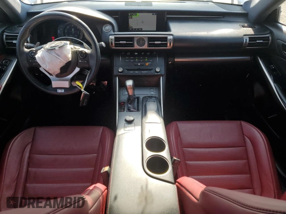 2015 Lexus IS 350 with VIN JTHCE1D21F5009056, listed as a Copart auction lot 53268615 with 81,635 mi miles and Salvage Title. Bid and sale history available at carsss.com. Image 8.