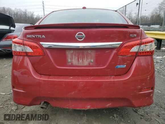 2013 Nissan Sentra SR with VIN 3N1AB7AP9DL761947, listed as a Copart auction lot 86168224 with 167,784 mi miles and Salvage Title. Bid and sale history available at DreamBid. Image 6.