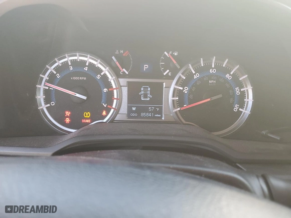 2018 Toyota 4Runner SR5 with VIN JTEBU5JR9J5575432, listed as a Copart auction lot 50639335 with 85,841 mi miles and Salvage Title. Bid and sale history available at carsss.com. Image 9.