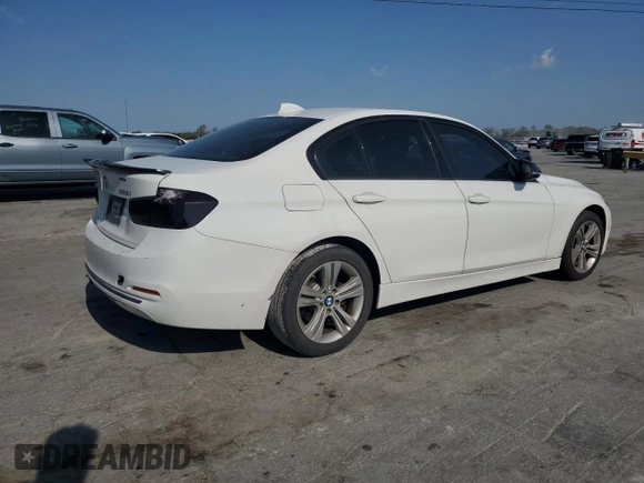 2016 BMW 3 Series 328i with VIN WBA8E9G54GNT44077, listed as a Copart auction lot 52255465 with 127,496 mi miles and Salvage Title. Bid and sale history available at carsss.com. Image 3.