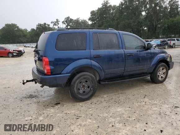 2005 Dodge Durango SLT with VIN 1D4HD48D35F513787, listed as a Copart auction lot 65563335 with 276,897 mi miles and Salvage title. Bid and sale history available at DreamBid. Image 3.