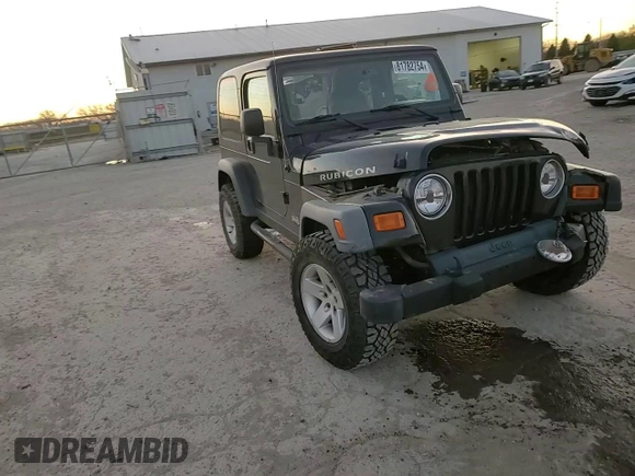 2005 Jeep Wrangler Rubicon with VIN 1J4FA69S55P317666, listed as a Copart auction lot 81782754 with 119,954 mi miles and Salvage Title. Bid and sale history available at carsss.com. Image 11.