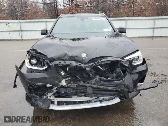 2021 BMW X3 xDrive30i with VIN 5UXTY5C0XM9F26203, listed as a Copart auction lot 44698984 with 37,923 mi miles and Non Repairable. Bid and sale history available at DreamBid. Image 5.