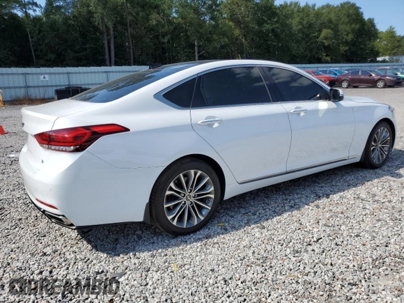2016 Hyundai Genesis 3.8L with VIN KMHGN4JE3GU137580, listed as a Copart auction lot 70506344 with 75,158 mi miles and Salvage Title. Bid and sale history available at carsss.com. Image 3.