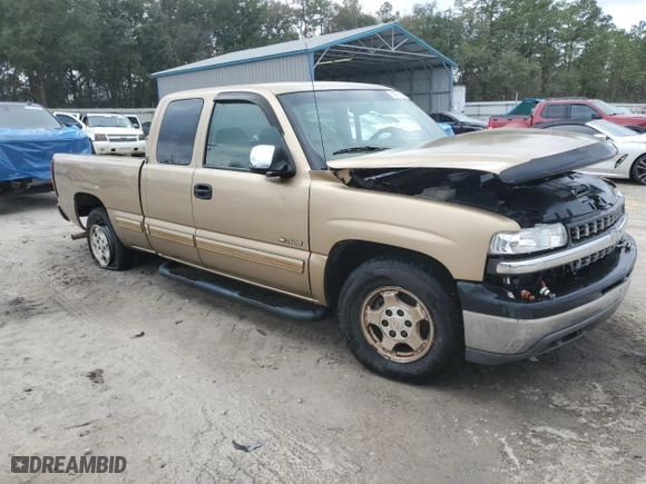 2000 Chevrolet Silverado 1500 LS with VIN 2GCEC19T8Y1274739, listed as a Copart auction lot 88665185 with 0 mi miles and Non Repairable. Bid and sale history available at carsss.com. Image 4.