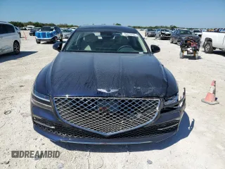 2024 Genesis G80 2.5T z VIN KMTGB4SC6RU227336, wystawiony jako Copart lot #48473755 z przebiegiem 8479 mil mil oraz Szkoda całkowita • Salvage title. Historia ofert i sprzedaży dostępna na DreamBid. Obrazek 5.