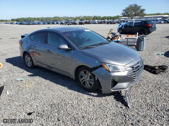 2019 Hyundai Elantra SEL with VIN 5NPD84LF2KH463362, listed as a Copart auction lot 48405555 with 70,192 mi miles and Non Repairable. Bid and sale history available at carsss.com. Image 4.