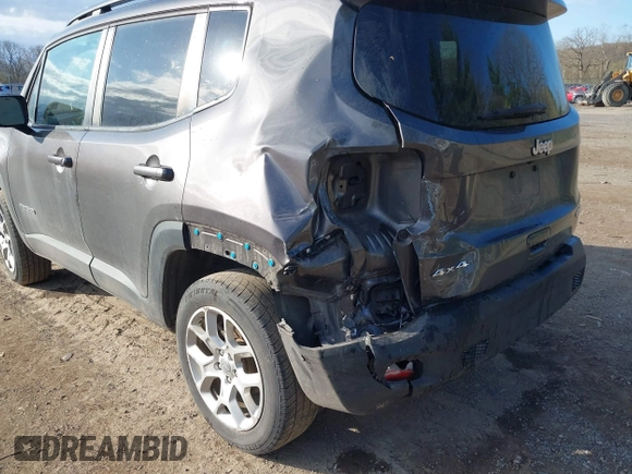 2018 Jeep Renegade Latitude with VIN ZACCJBBB8JPH51136, listed as a IAAI auction lot 42027011 with 65,252 mi miles and . Bid and sale history available at carsss.com. Image 6.