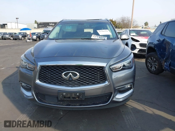2016 Infiniti QX60 with VIN 5N1AL0MM4GC505861, listed as a IAAI auction lot 41366198 with 168,199 mi miles and . Bid and sale history available at DreamBid. Image 12.